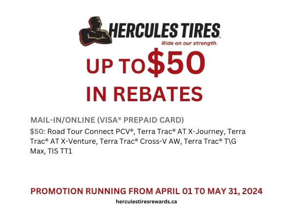 hercules tires spring 2024 rebate